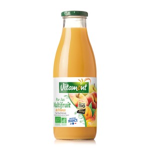  Jus Multifruit - pomme/pêche/abricot BIO (75cl)