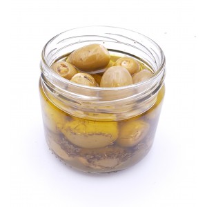  Olives vertes farcies à l'ail (250g)