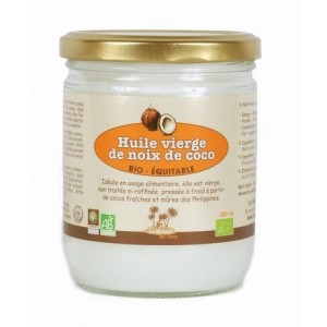  Huile vierge de noix de coco (38 cl)