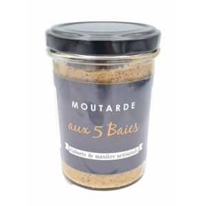  Moutarde aux 5 baies (200g)