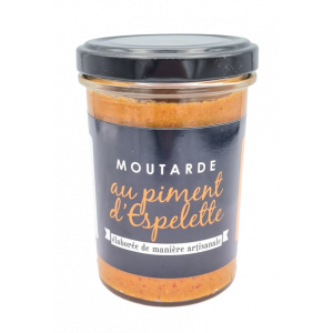  Moutarde au piment d'Espelette (200g)