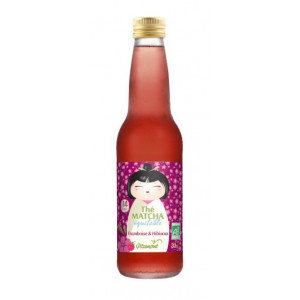  Thé vert glacé framboise hibiscus (33cl)