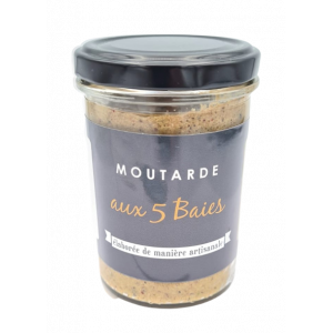  Moutarde aux 5 baies (200g) DDM courte 09/25