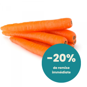  Carottes lavées - promo 1 kg