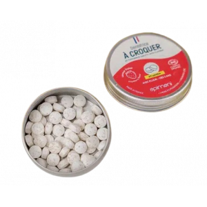  Dentifrice à croquer - 60 pastilles à la fraise (29g)