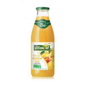  Jus Multifruit jaune - pomme/poire/banane/pêche (1L)