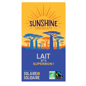  Tablette chocolat lait 37% (100g) - carton