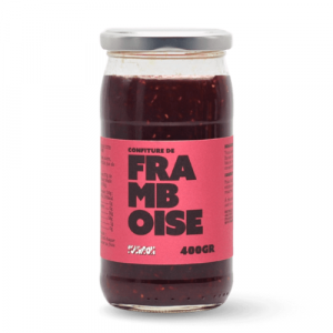  Confiture extra de framboise pot consigné (400g)