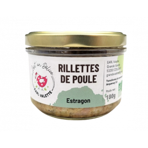  Rillettes de poule estragon (180g)