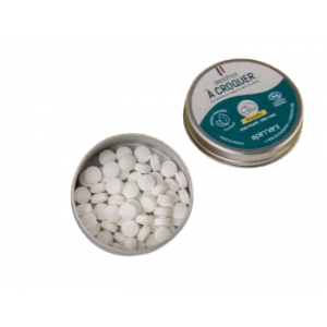  Dentifrice à croquer - 60 pastilles à la menthe (29g)