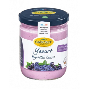  Yaourt brassé myrtille cassis (400g)