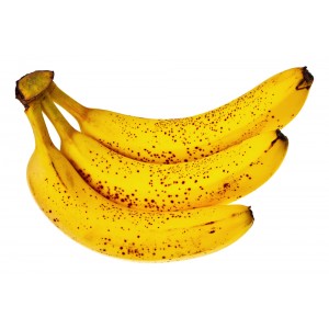  Bananes légèrement tachetées (1 kg)