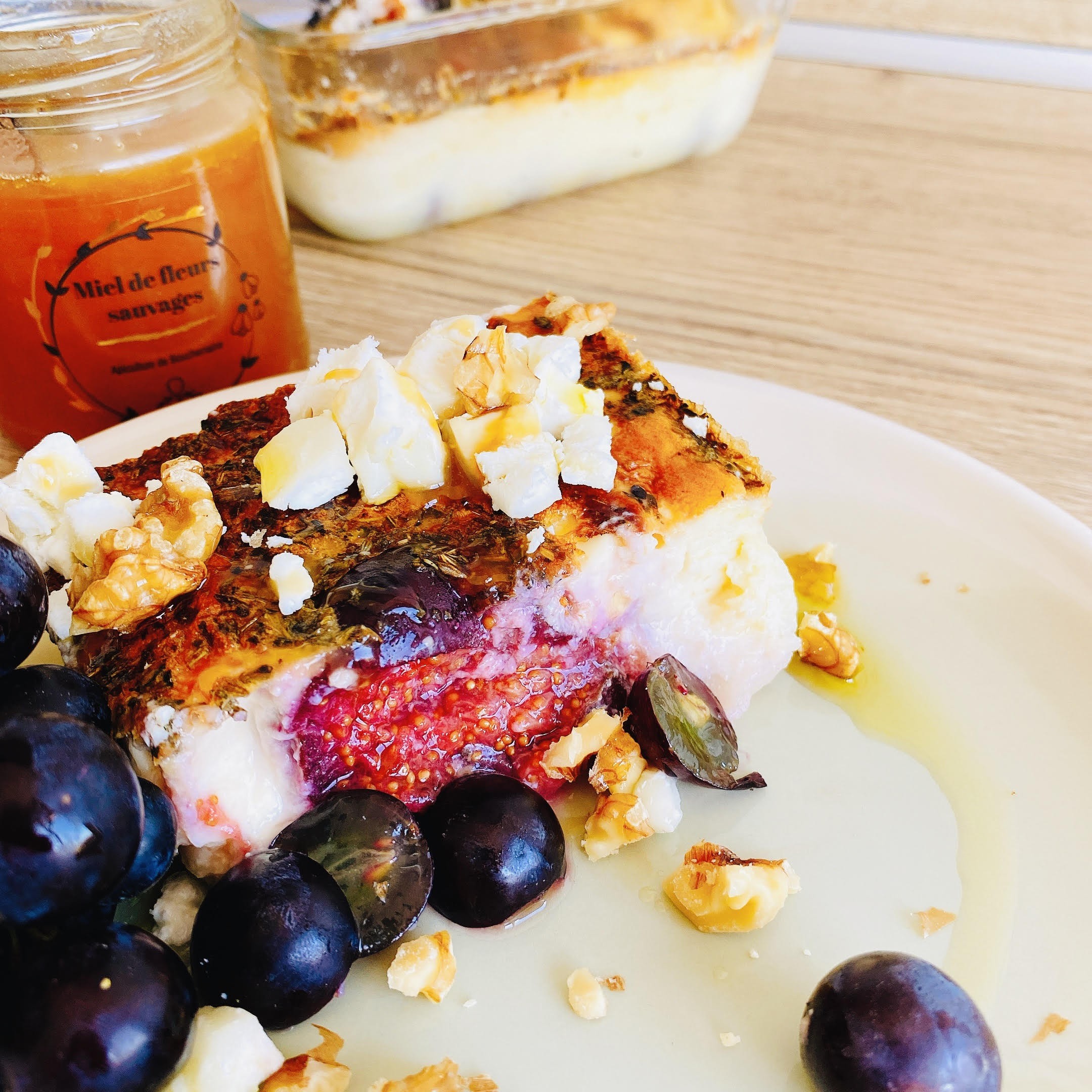 Clafoutis figues et chèvre Clafoutis figues et chèvre