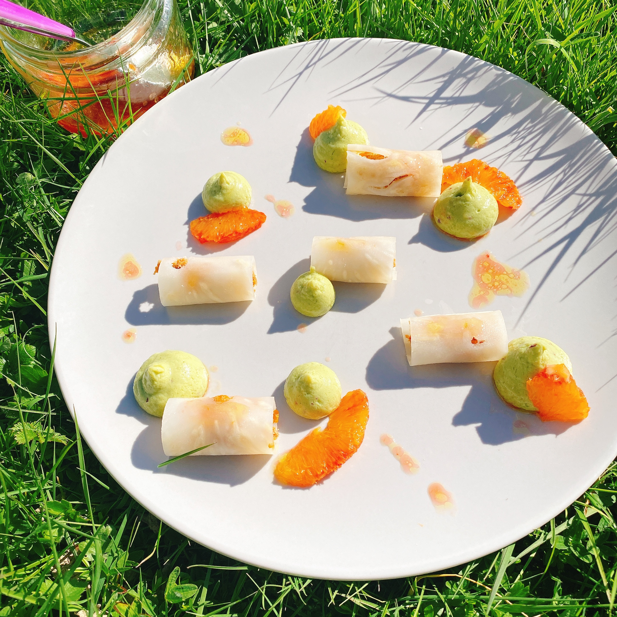 Cannelloni de celeri rave avocat homard Cannelloni de celeri rave avocat homard