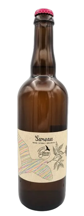 Bière blonde au sureau