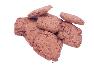 Biscuits carrés avoine chocolat