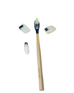 Brosse à dents en bois à tête rechargeable (vendue sans tête)