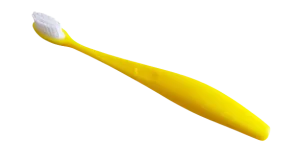 Brosse à dents jaune pour enfant rechargeable