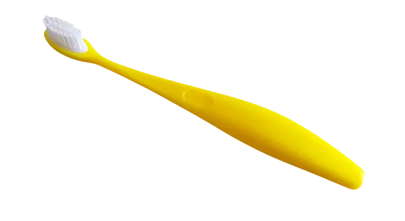 Brosse à dents jaune pour enfant rechargeable