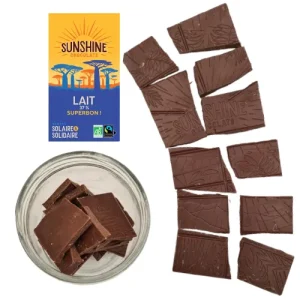 Carrés de chocolat lait 37%