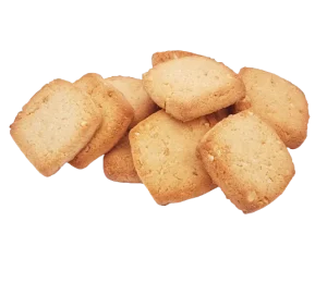 Carrés pur beurre au citron et aux amandes