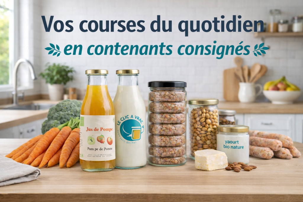 Vos courses du quotidien en contenants consignés