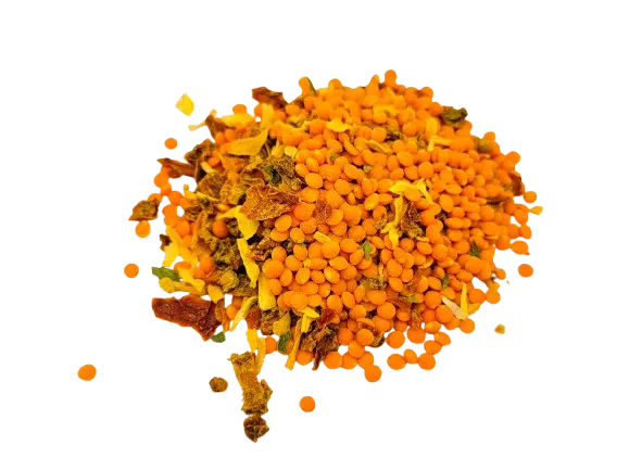 Dal lentilles corail et curry