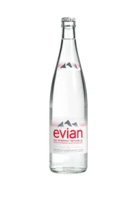 Evian Eau Plate