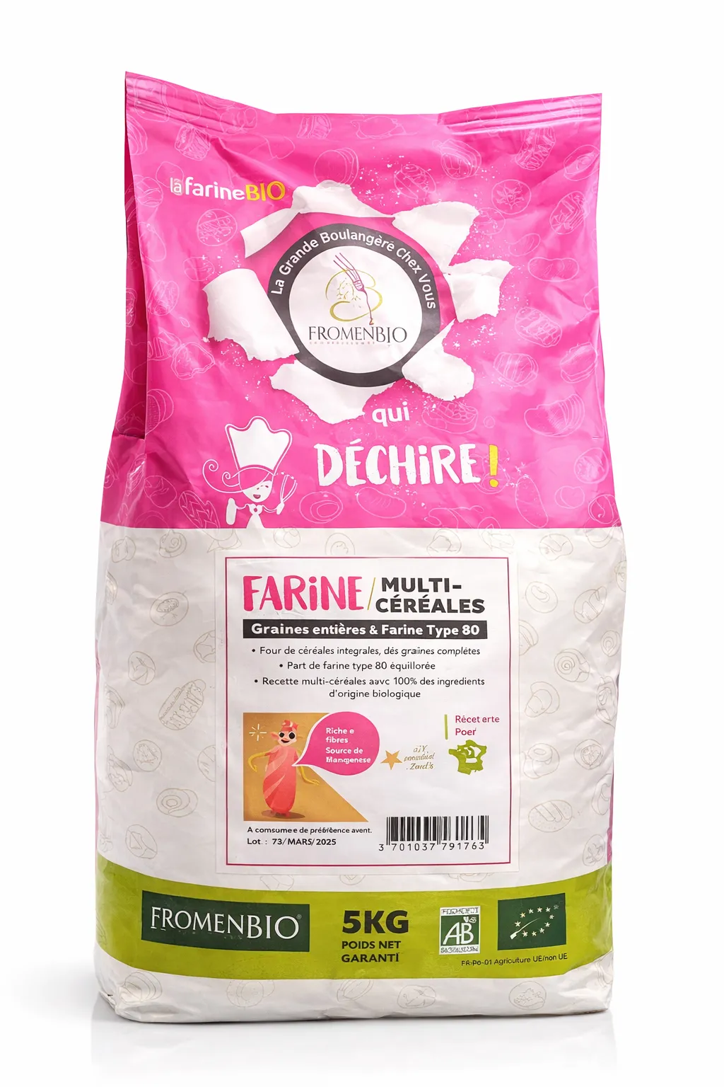 Farine multi-céréales sac