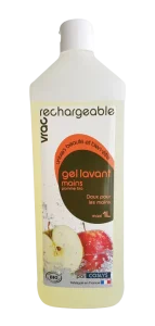 Gel lavant mains pomme