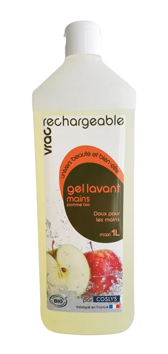 Gel lavant mains pomme