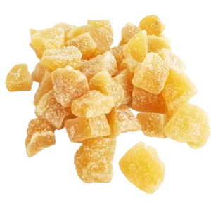 Gingembre confit en cubes