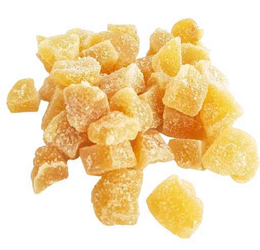 Gingembre confit en cubes