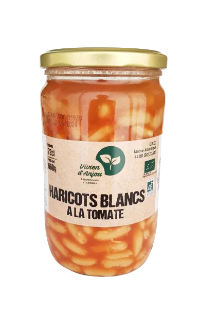 Haricots blancs à la tomate (660g)