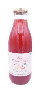Jus de pomme-fraise