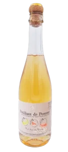Jus de pomme pétillant