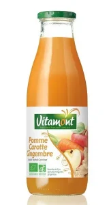 Jus pomme carotte gingembre