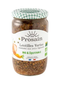 Lentilles cuisinées aux petits légumes