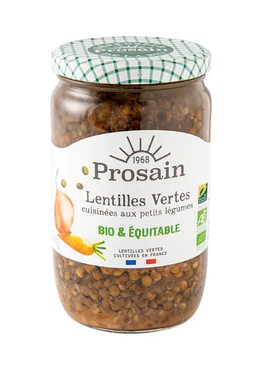 Lentilles cuisinées aux petits légumes