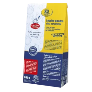 Lessive en poudre ultra concentrée
