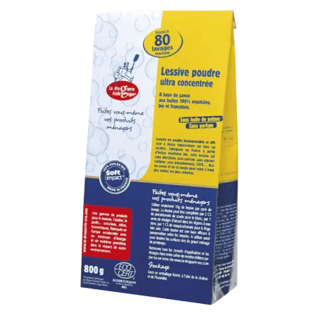 Lessive en poudre ultra concentrée