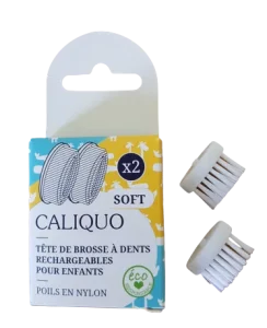 Pack de 2 recharges pour brosse à dents enfant