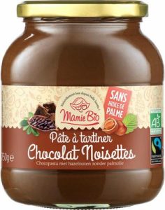 Pâte à tartiner chocolat noisette