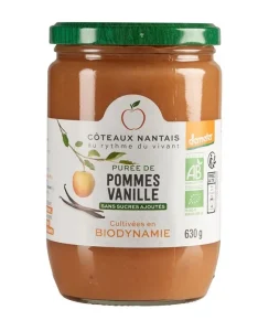 Purée pomme vanille