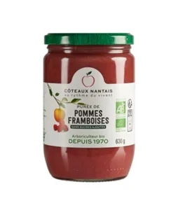 Purée pommes-framboises