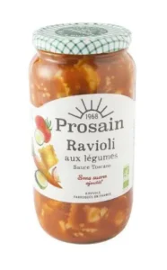 Raviolis légumes sauce Toscane