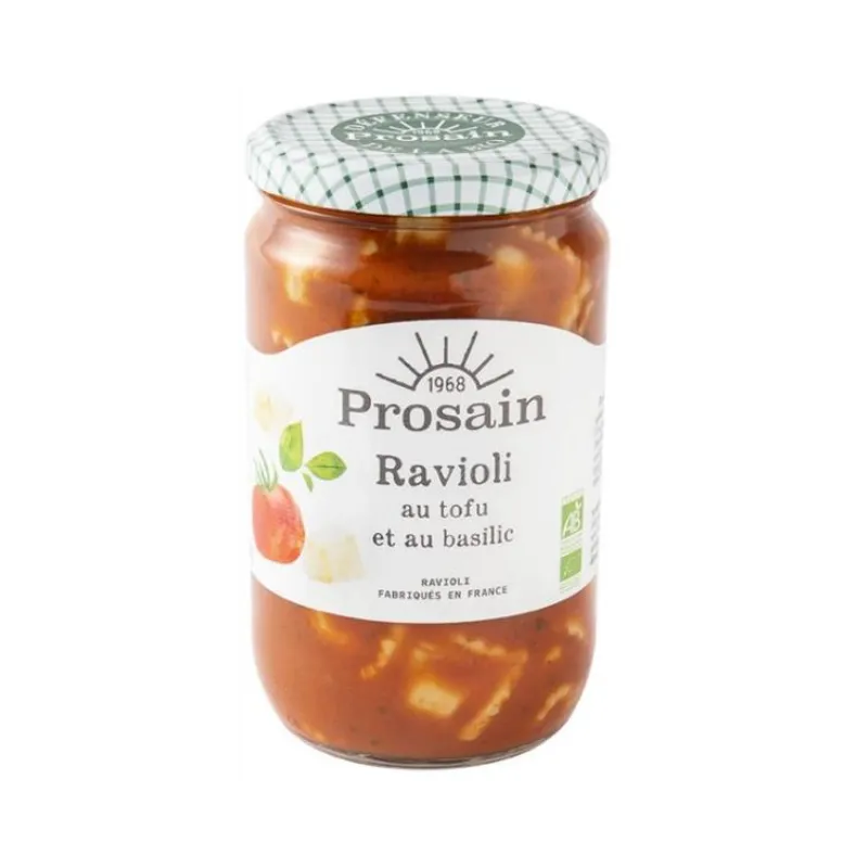 Raviolis tofu et basilic
