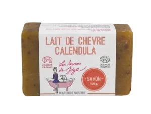 Savon lait de chèvre et calendula - sans HE