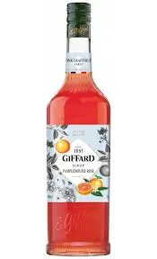 Sirop de pamplemousse rose