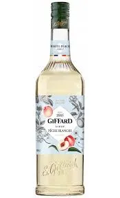 Sirop de pêche blanche